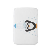 Tapis De Bain Pingouin mignon prenant une douche (Devant (Vertical))