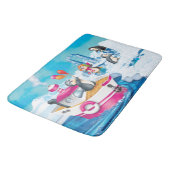 Tapis De Bain pingouins en Antarctique (Angle)