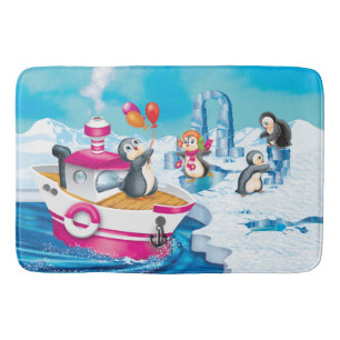 Tapis De Bain pingouins en Antarctique
