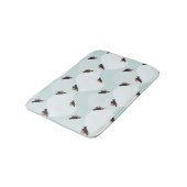 Tapis De Bain Pingouins joueurs glissement sur Motif de neige (Angle)