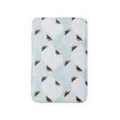 Tapis De Bain Pingouins joueurs glissement sur Motif de neige (Devant (Vertical))