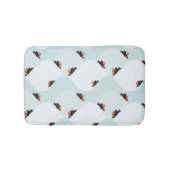 Tapis De Bain Pingouins joueurs glissement sur Motif de neige (Devant)