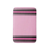 Tapis De Bain Pink and Black Bath Mat (Devant (Vertical))
