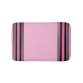 Tapis De Bain Pink and Black Bath Mat (Devant)
