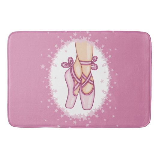 Tapis De Bain Pink ballerina shoes (Devant)