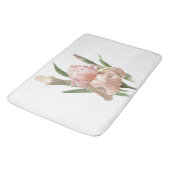 Tapis De Bain Pink Bearded Iris Flower Botanical Design (Angle)