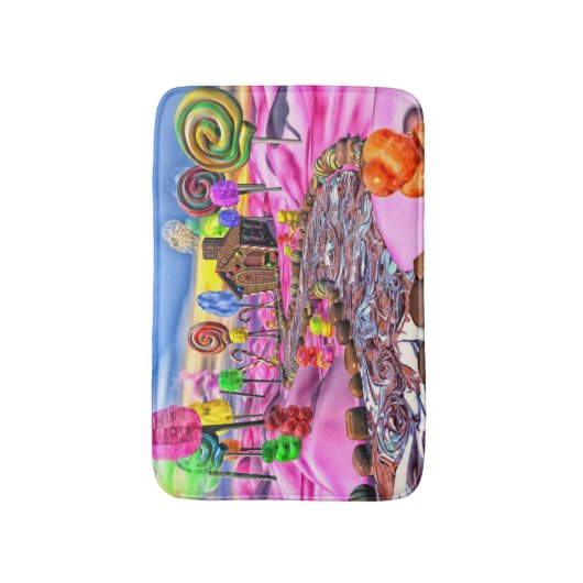Tapis De Bain Pink Candyland (Devant (Vertical))