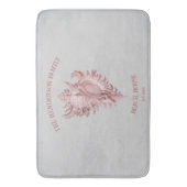 Tapis De Bain Pink Conch Shell Bath Mat (devant Vertical)