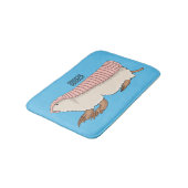 Tapis De Bain Pink fairy armadillo cartoon illustration (Angle)