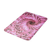 Tapis De Bain Pink Fibonacci Floral Bathmat (Angle)