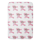 Tapis De Bain Pink French Poodle accent (devant Vertical)