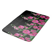 Tapis De Bain Pink Hollyhocks (Angle)