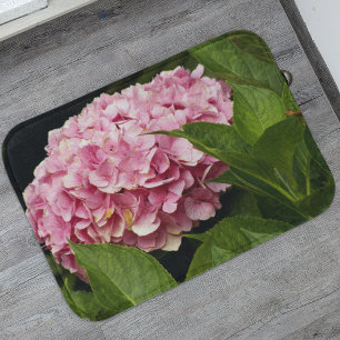 Tapis De Bain Pink Mophead Hydrangea Floral