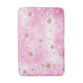 Tapis De Bain Pink Princess Hearts Stars Crowns Parties scintill (Devant (Vertical))