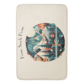 Tapis De Bain Pins nordiques & Pics, coutume (devant Vertical)