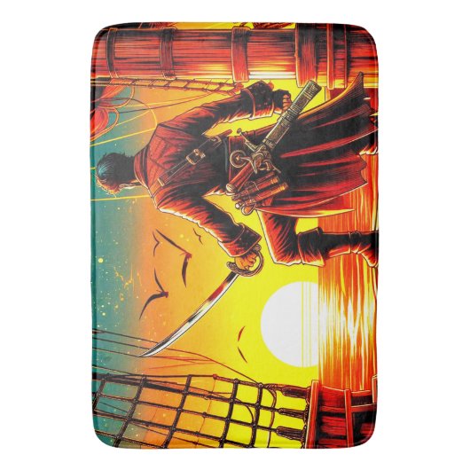 Tapis De Bain Pirate (devant Vertical)