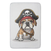 Pirate anglais Bulldog Skull Crossbones
