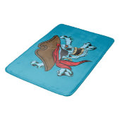 Tapis De Bain Pirate crâne et os croisés (Angle)
