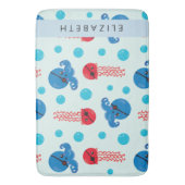 Tapis De Bain Pirate Octopus, Pirate Jellfish, Mer, Votre Nom (devant Vertical)
