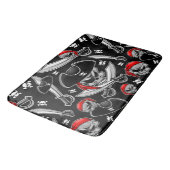 Tapis De Bain Pirate Skull avec Sabres croisés (Angle)