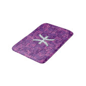 Tapis De Bain Pisces Zodiac Connexion Fuchsia Camion numérique r (Angle)