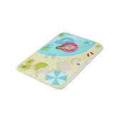 Tapis De Bain Piscine fille en bikini plage d'été (Angle)