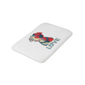 Tapis De Bain Pitbull - AMOUR (Angle)