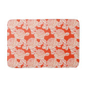 Tapis De Bain Pivoine florale dessinée à la main (Devant)
