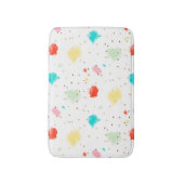 Tapis De Bain PixDezines arrose l'aquarelle numérique (Devant (Vertical))