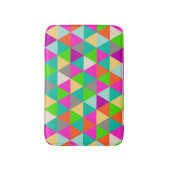 Tapis De Bain PixDezines géométrique/néon/magenta (Devant (Vertical))