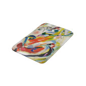 Tapis De Bain PixDezines panneau abstrait Kandinsky 1914 (Angle)