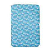 Tapis De Bain Pixelated bleu (Devant (Vertical))