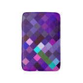 Tapis De Bain Pixelated Pattern - Purple (Devant (Vertical))