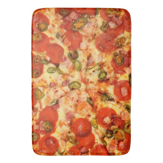 TAPIS DE BAIN PIZZA 2 (devant Vertical)