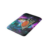 Tapis De Bain Pizza de chat du DJ de l'espace (Angle)