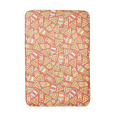 Tapis De Bain Pizza Motif nattes (Devant (Vertical))