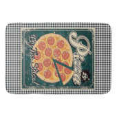 Tapis De Bain Pizza Retro (Devant)