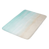 Tapis De Bain Plage Abstraite moderne (Angle)