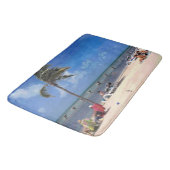 Tapis De Bain Plage avec Palm de coco (Angle)