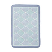 Tapis De Bain Plage Carrelage Marocain Océan Aqua Mer Bleu (Devant (Vertical))