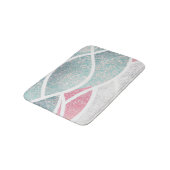 Tapis De Bain Plage/côte vagues abstraites (Angle)