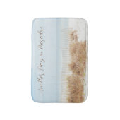 Tapis De Bain Plage côtière L'avoine marine et les dunes de sabl (Devant (Vertical))