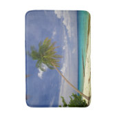 Tapis De Bain Plage de sable blanc de palmier tropical (Devant (Vertical))