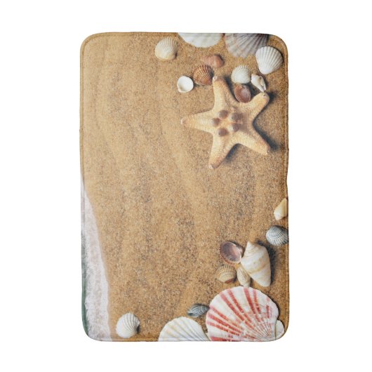 TAPIS DE BAIN PLAGE DE SABLE OCÉAN (Devant (Vertical))