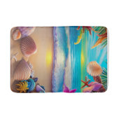 Tapis De Bain Plage d'imaginaire mystique coucher de soleil avec (Devant)