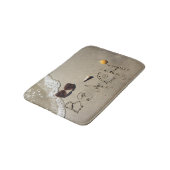 Tapis De Bain Plage écrite dans le sable (Angle)