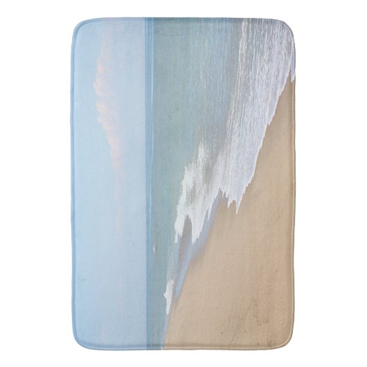 Tapis De Bain Plage et vagues d'océan (devant Vertical)