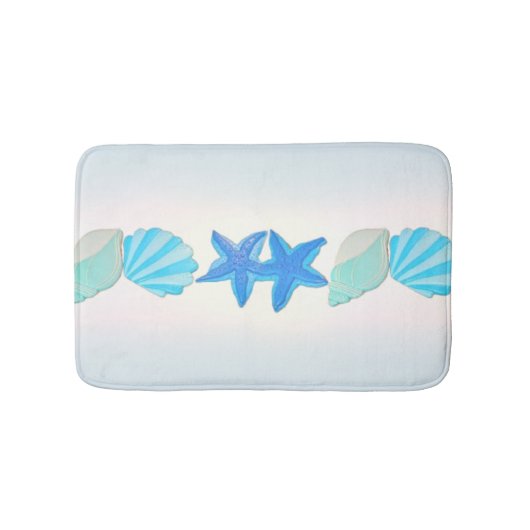 Tapis De Bain Plage, étoiles de mer (Devant)