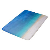 Tapis De Bain Plage méditerranéenne agréable (Angle)