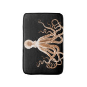 Tapis De Bain Plage océanique de pieuvre matelas noirs (Devant (Vertical))